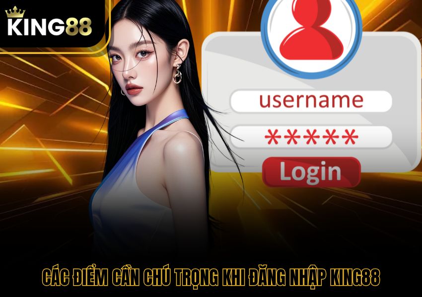 Các điểm cần chú trọng khi đăng nhập King88