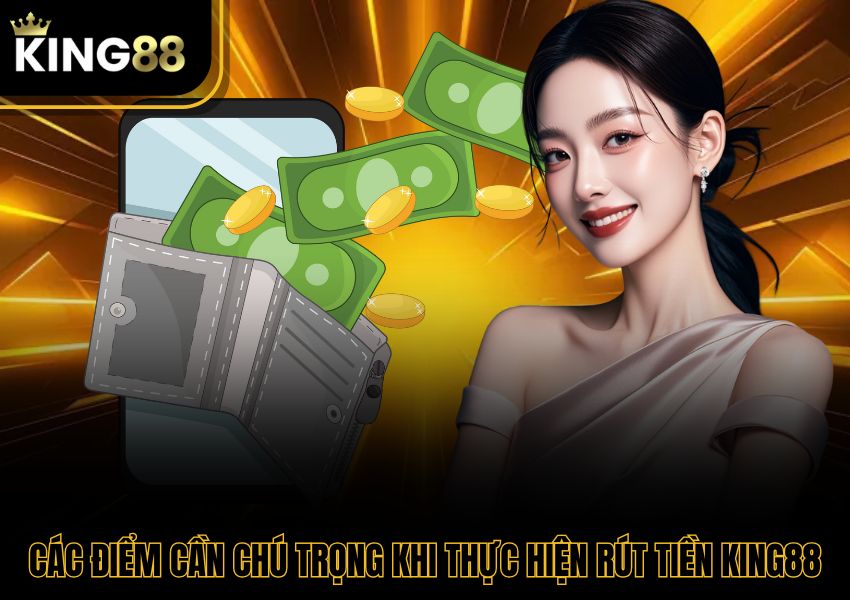 Các điểm cần chú trọng khi thực hiện rút tiền King88