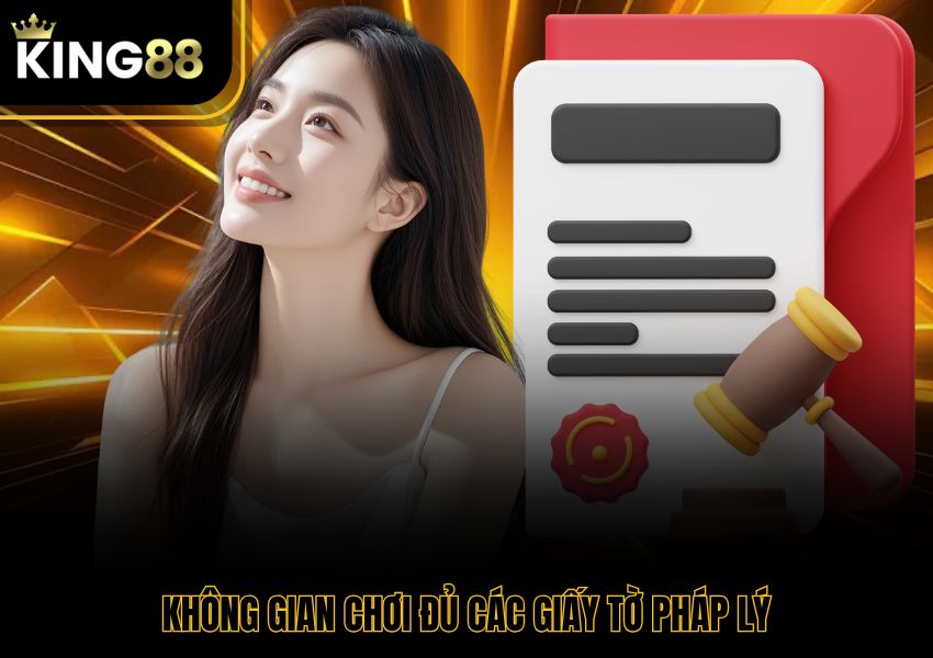 Không gian chơi đủ các giấy tờ pháp lý