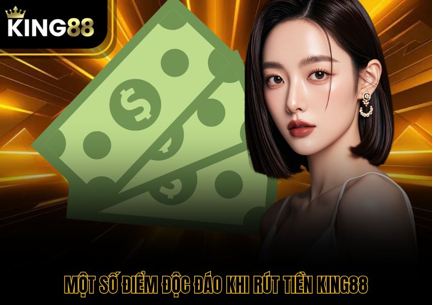 Một số điểm độc đáo khi rút tiền King88